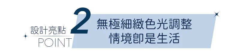 星辰光域吸頂燈無極調光調色