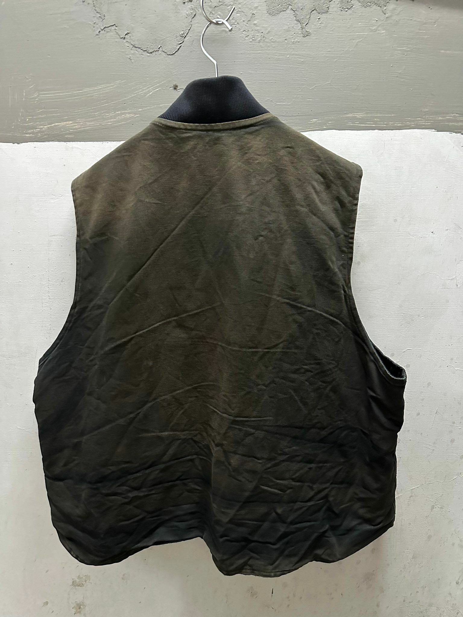 Carhartt Black Duck Vest Hard Worn 2XL