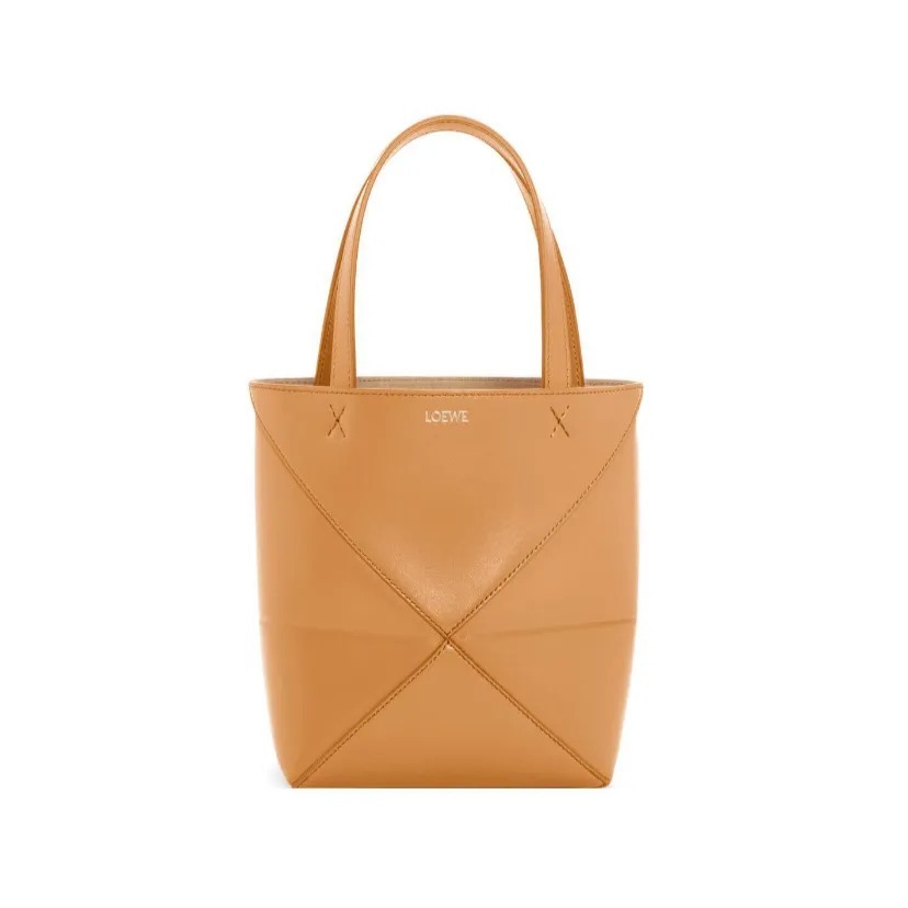 LOEWE 小牛皮 迷你拼圖折疊 托特袋