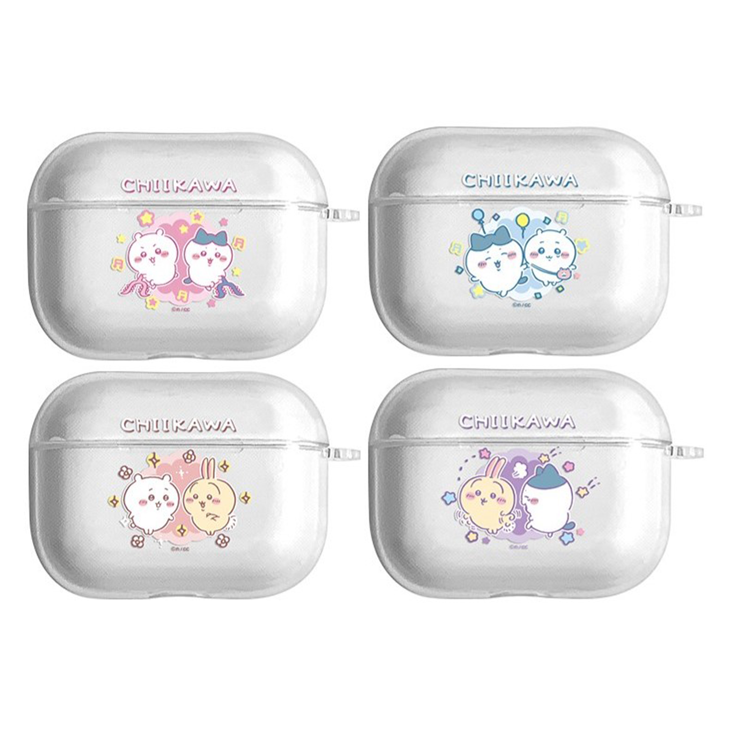 Chiikawa - Clear Jelly Soft - Airpods Case 貼身透明耳機保護軟套 CD