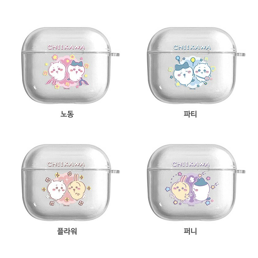 Chiikawa - Clear Jelly Soft - Airpods Case 貼身透明耳機保護軟套 CD