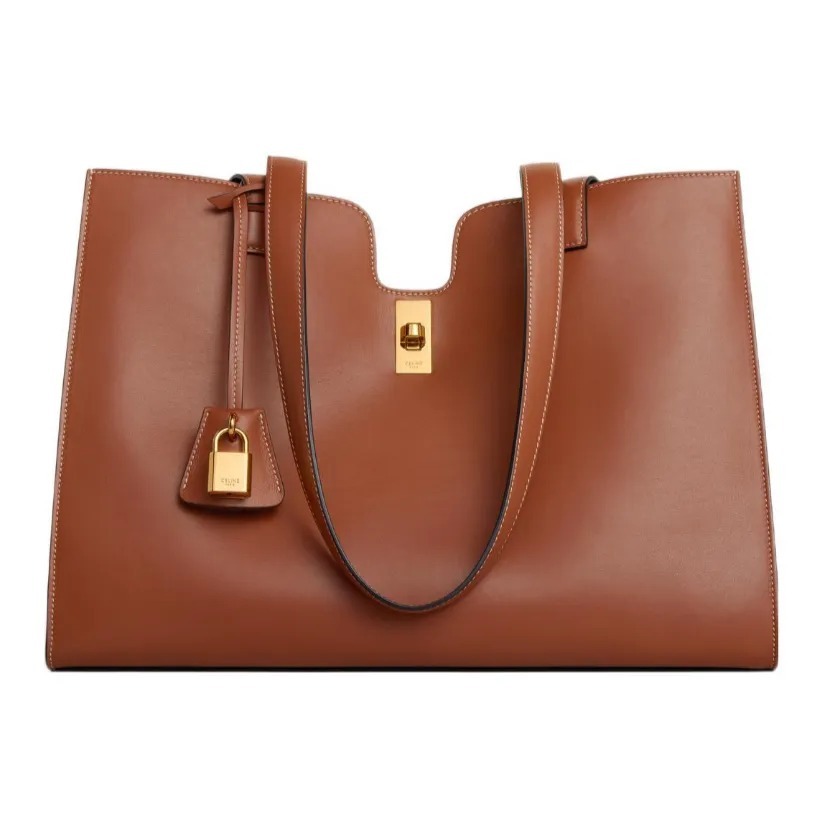 CELINE CABAS 16 平滑牛皮革 手袋