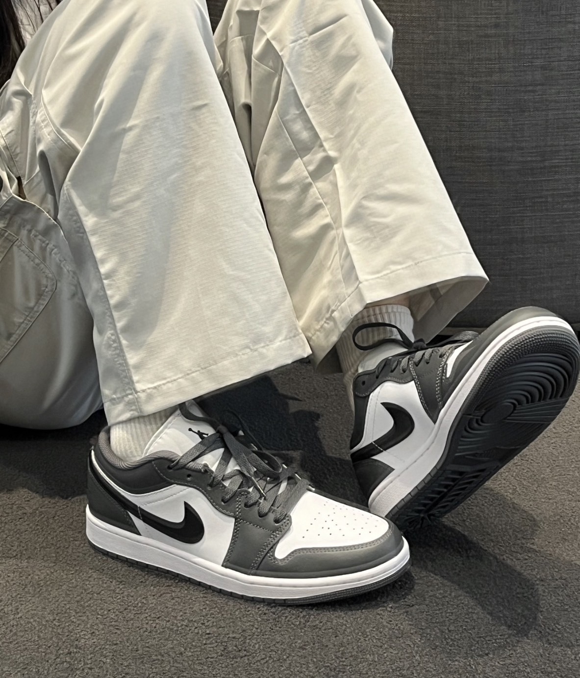 預購 Nike AJ1 Low "Iron Grey" 鐵灰 灰白