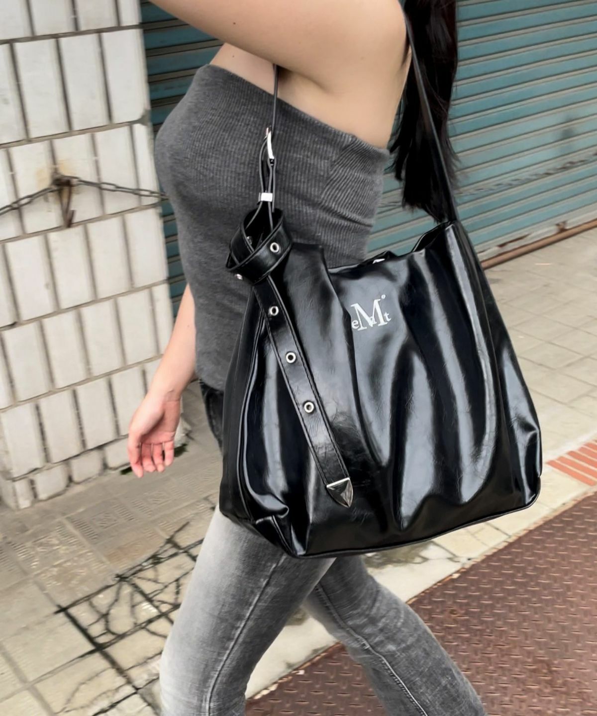 MUCENT WESTERN LEATHER SHOULDER BAG