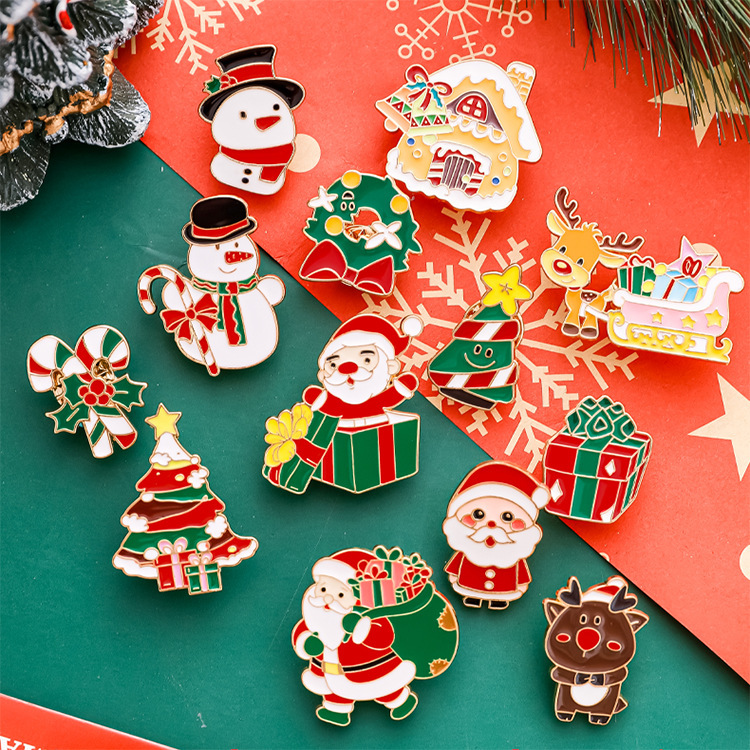 聖誕節金屬胸針 A2692