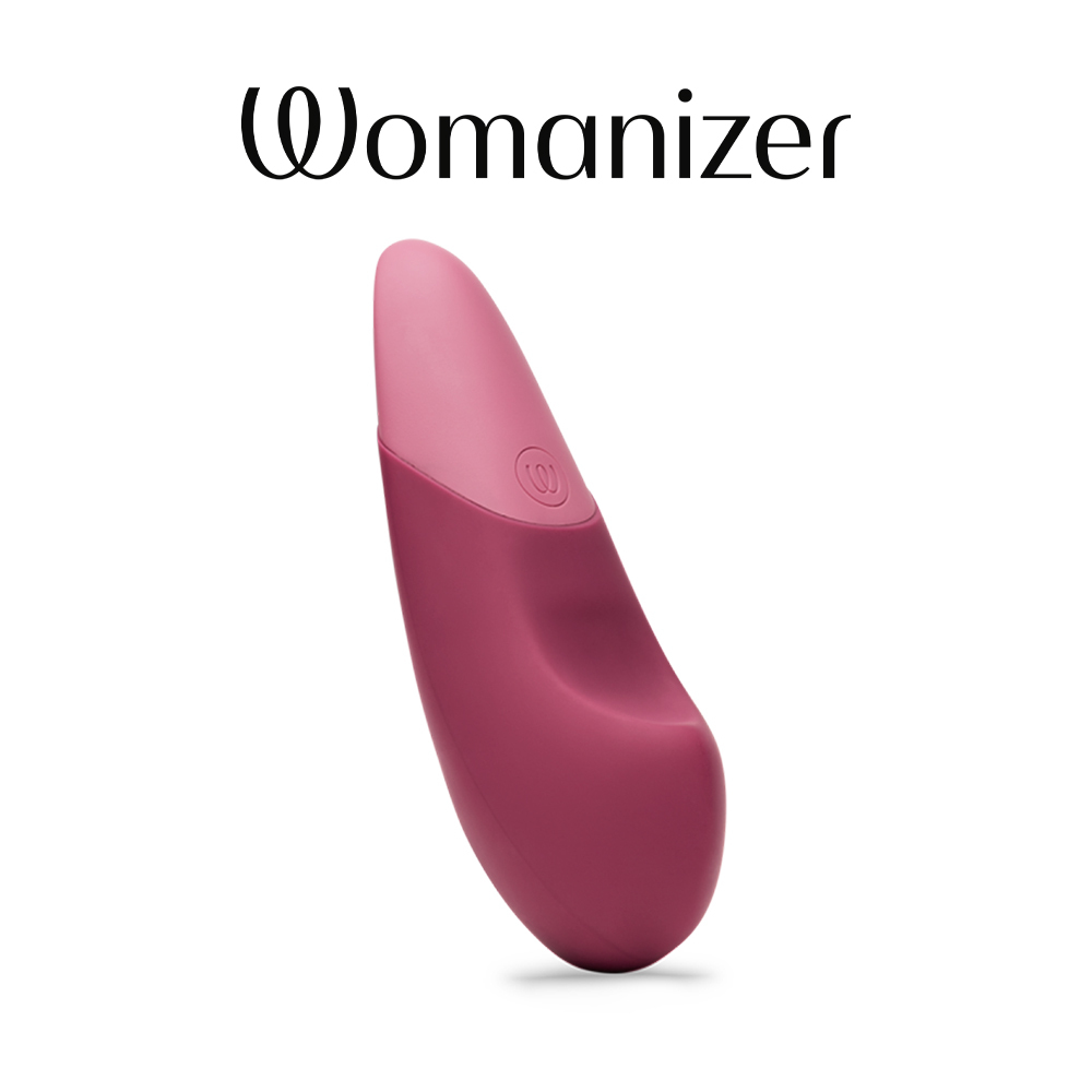 德國 Womanizer Vibe 快感稜線無聲震動器 乾燥玫粉