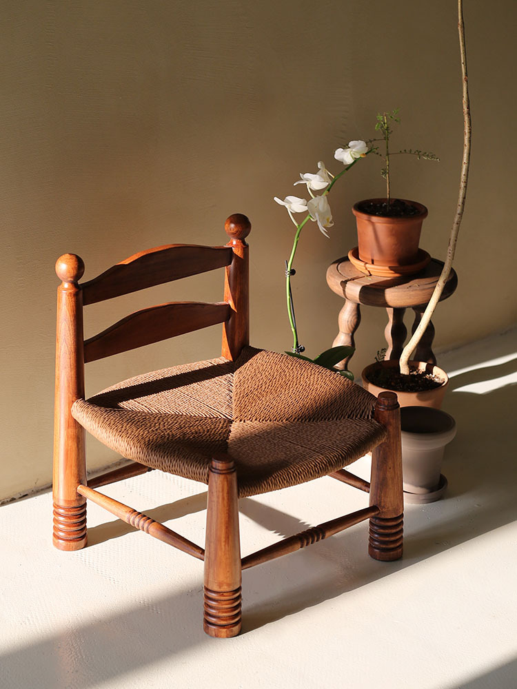 法式藤編復古椅