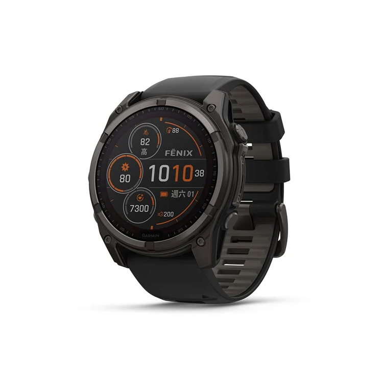 Garmin 010-02907-70 Fenix 8 – 51mm Solar 全方位戶外進階 GPS 智慧腕錶