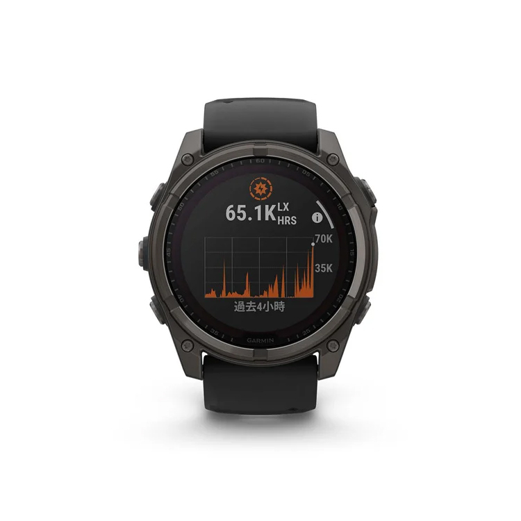Garmin 010-02907-70 Fenix 8 – 51mm Solar 全方位戶外進階 GPS 智慧腕錶