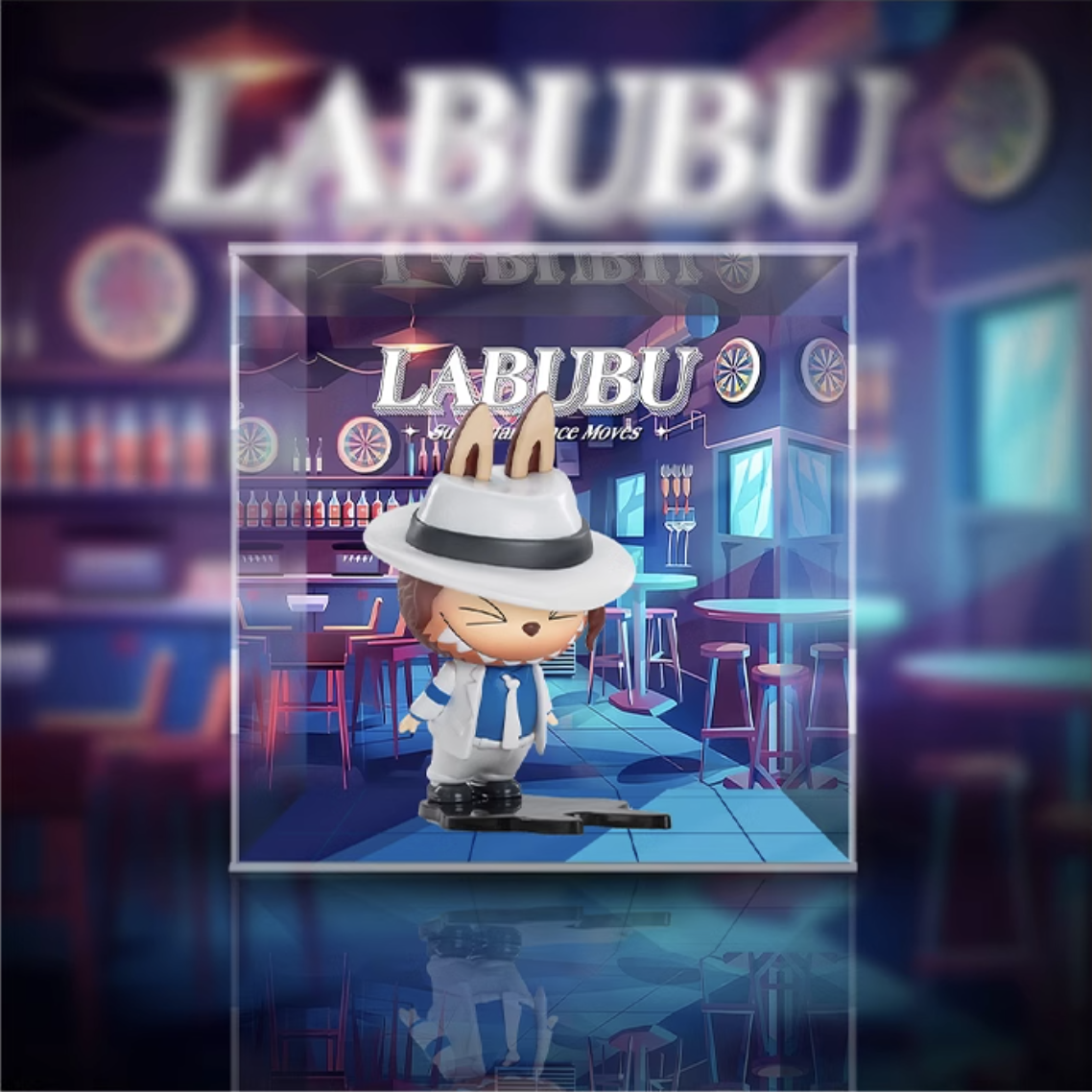 AOWOBOX The Monster Labubu Michael Jackson Original 
