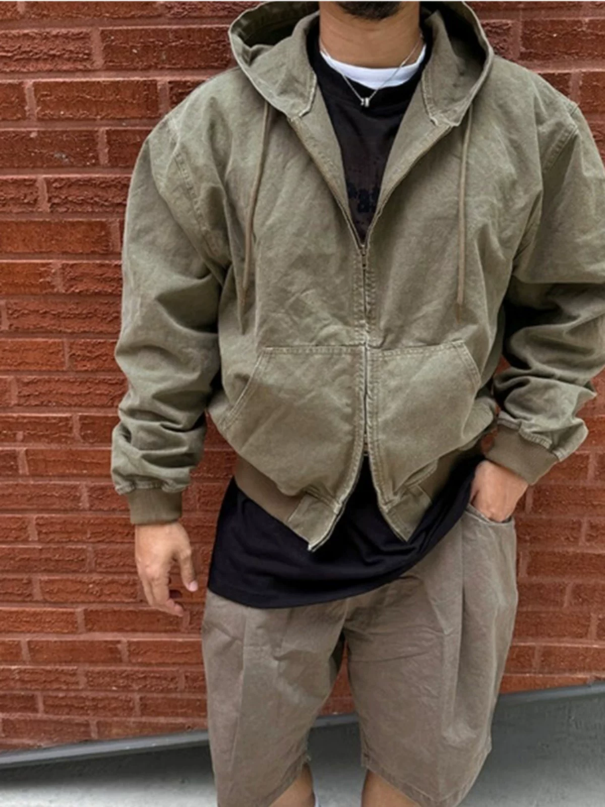 工裝連帽外套