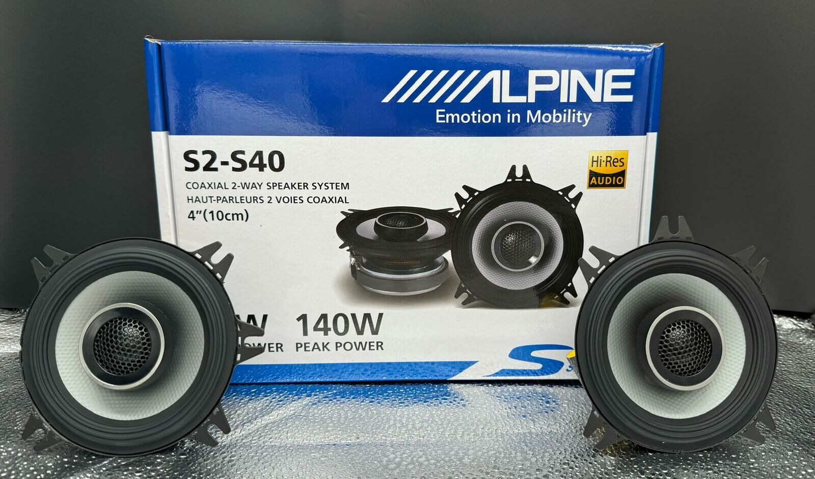 Alpine S2-S40 - 下一代 S 系列 4 吋同軸喇叭