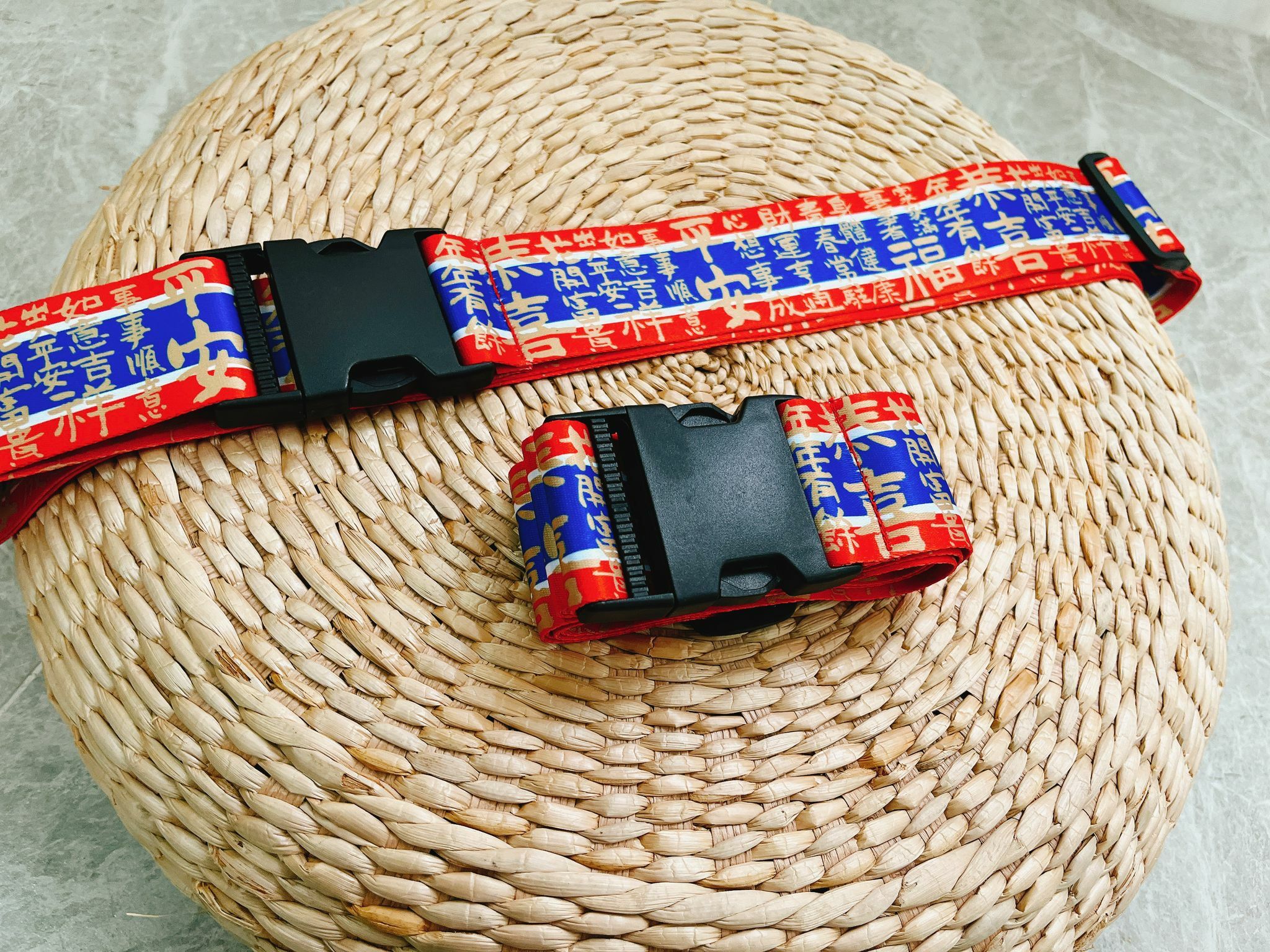 AMAZING STUDIO 行李帶【紅白藍】