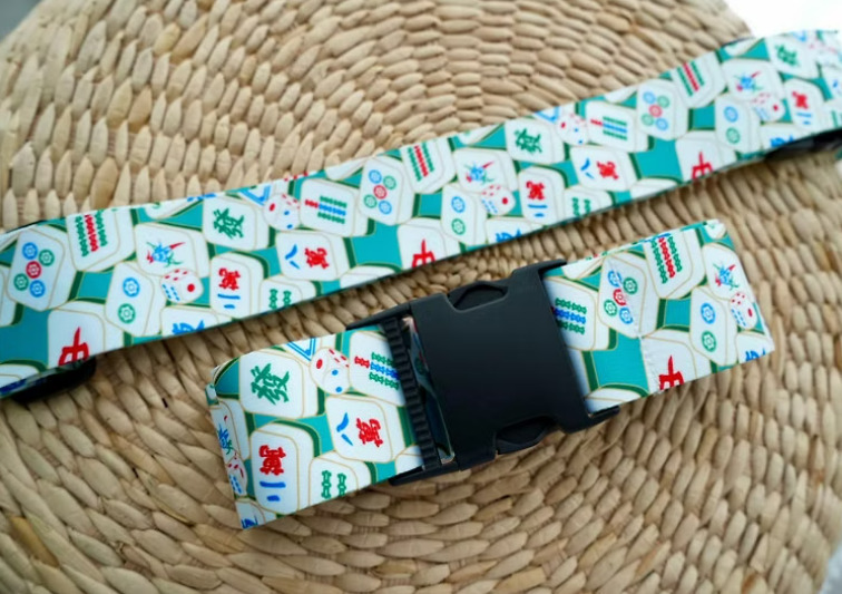 AMAZING STUDIO 行李帶【發財麻將】