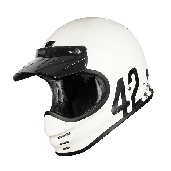 ORIGINE VIRGO DANNY 消光白 彩繪 全罩安全帽 復古 山車帽