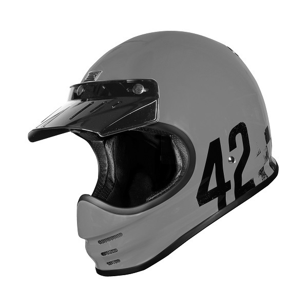 ORIGINE VIRGO DANNY 亮光灰 彩繪 全罩安全帽 復古 山車帽