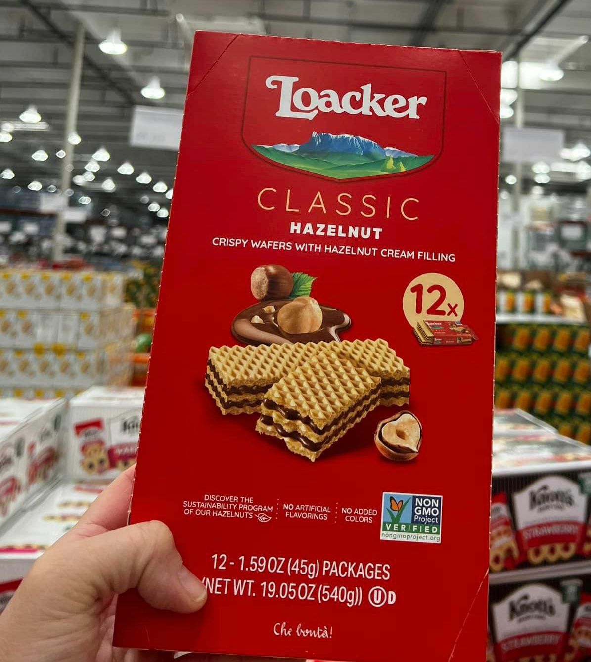 【預購】Loacker G100710 榛子威化餅 (1盒12條)