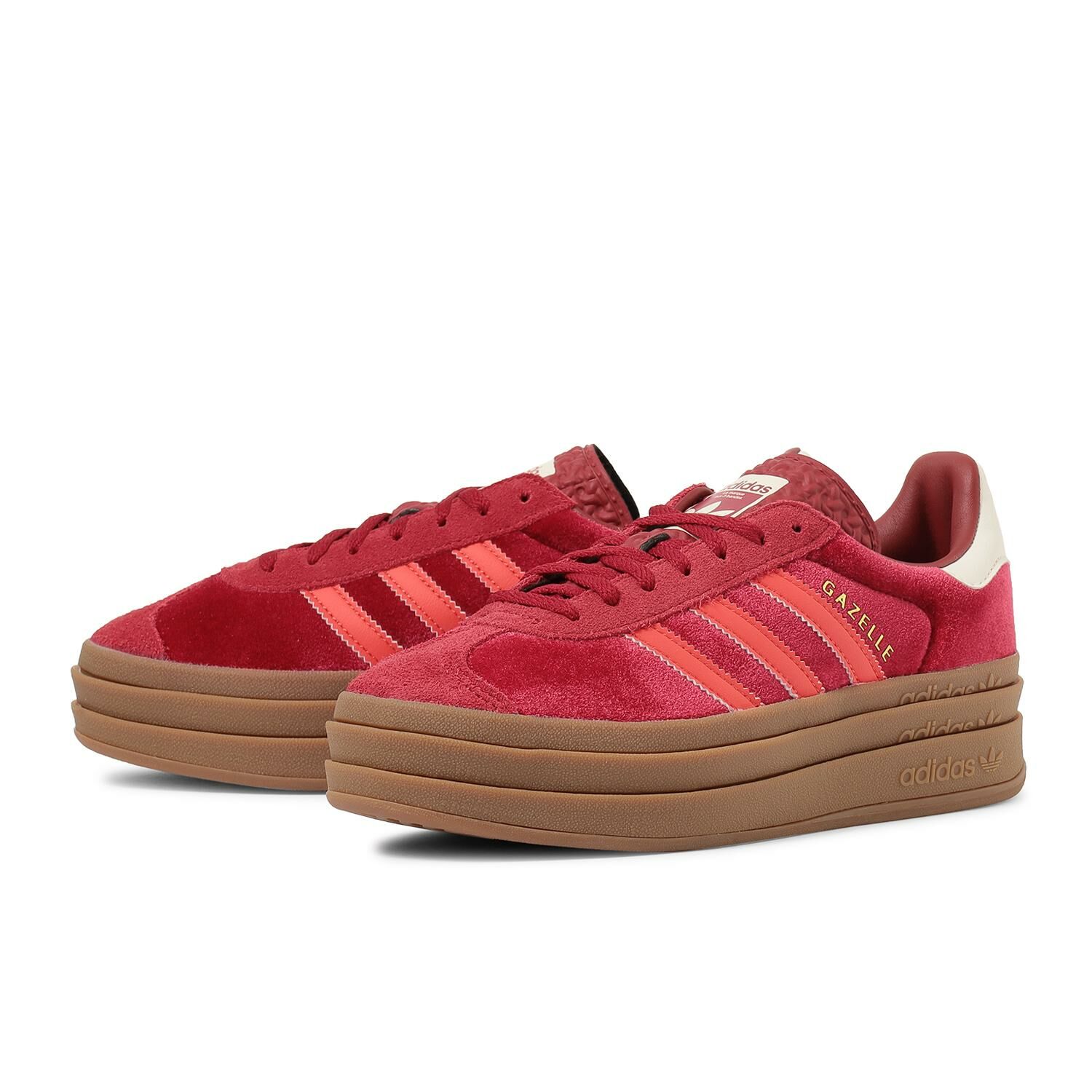 Adidas Originals Gazelle Bold 日本新發售 聖誕紅 天鵝絨 厚底 增高 IG4388