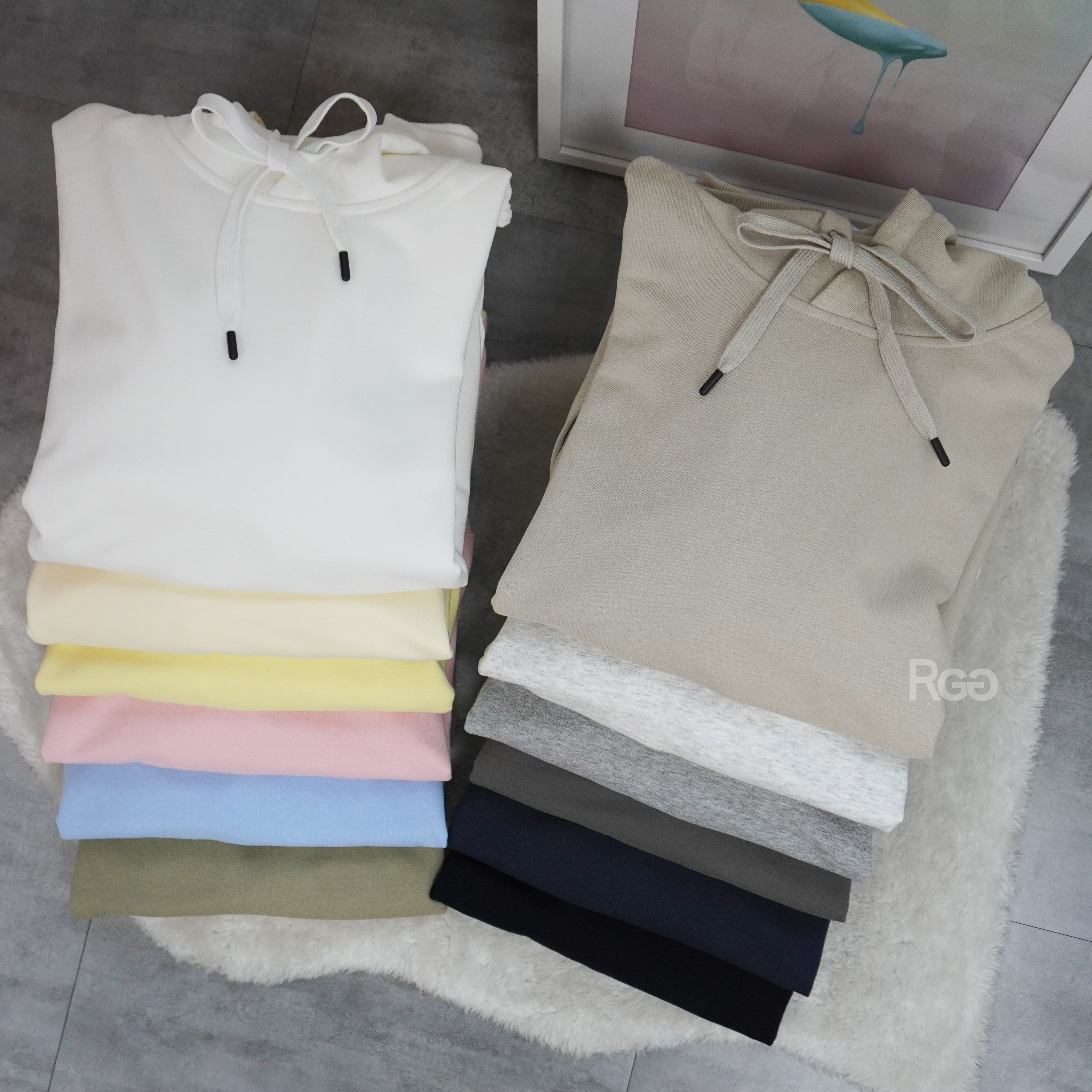 ArriveGuide 重磅寬版落肩帽T