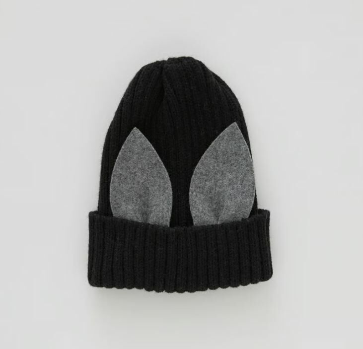 ELFINFOLK 動物耳朵毛帽 Beast Beanie black