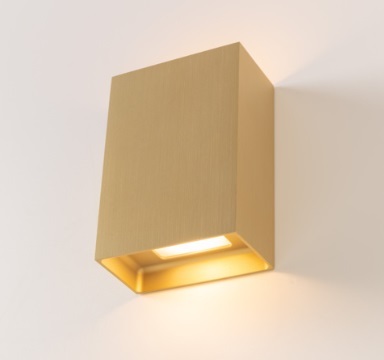 MODULAR 13270015 SULFER 牆向上/向下 LED 6.6W 2700K 香檳沙拉絲陽極氧化可調光