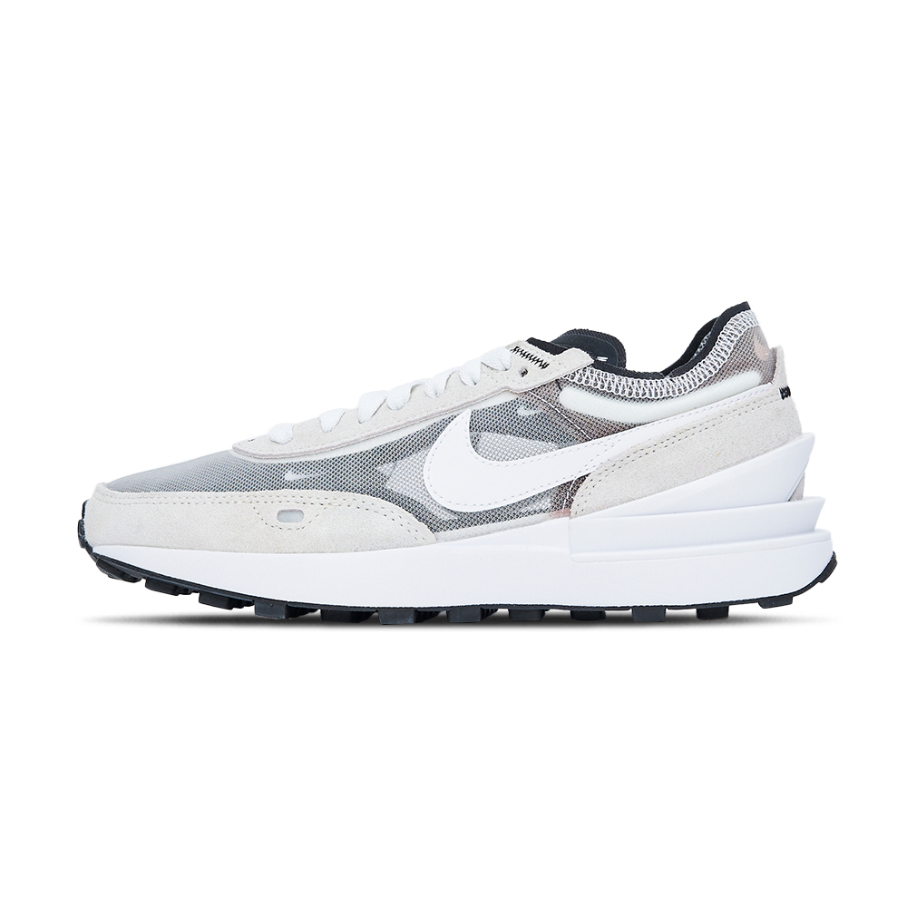 Nike Waffle One 女 灰白 小Sacai 解構 輕量 休閒鞋 DC2533-102