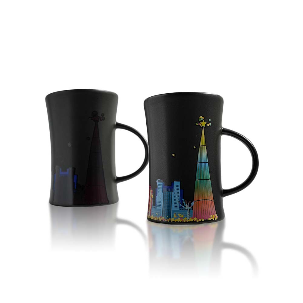 遊變台灣-新北市璀璨夜景變色杯(霧黑)