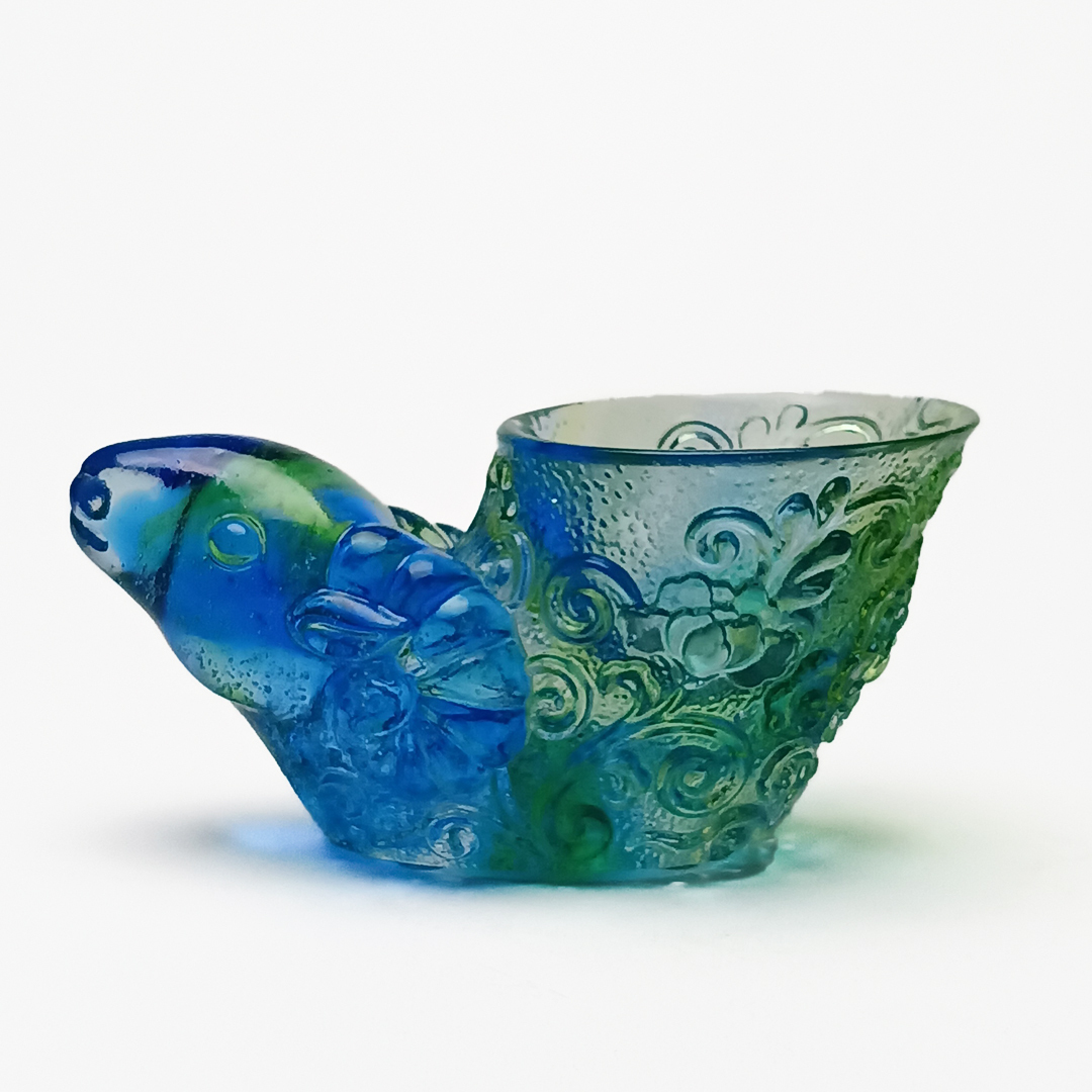 居家開運琉璃吉羊擺飾｜象徵富裕平和與幸福