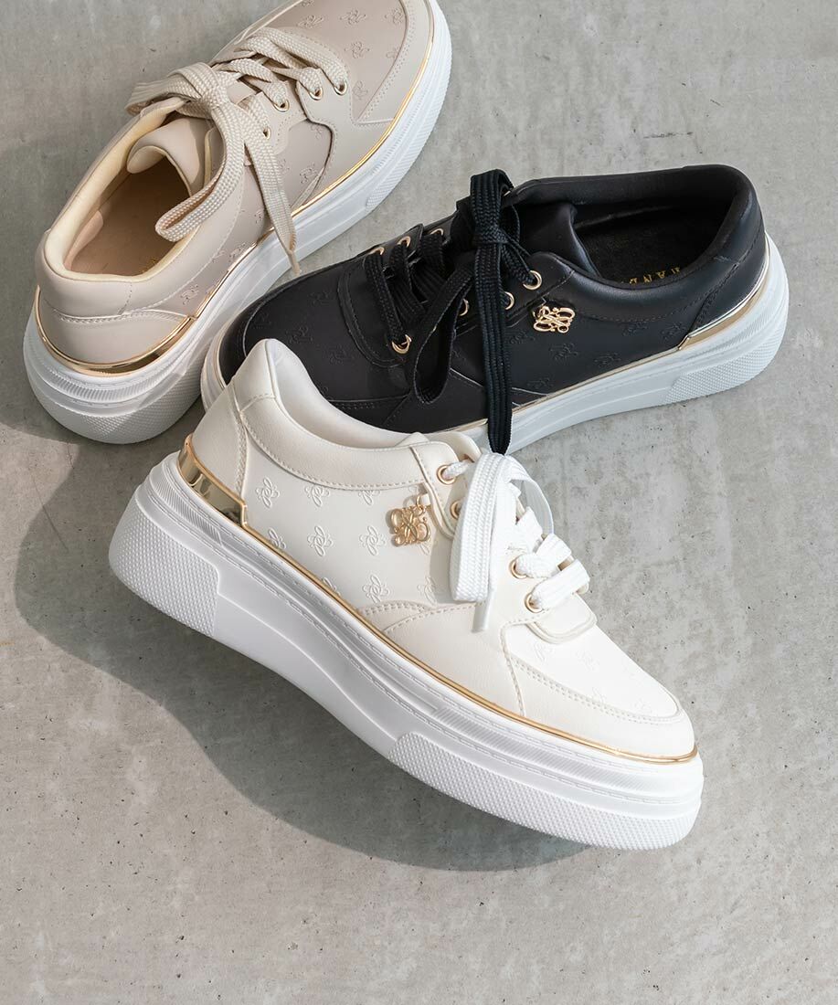 [預購]折扣RANDA Monogram Volume 厚底運動鞋