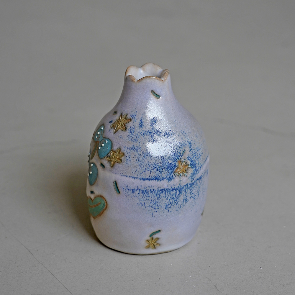 陳美聿－花的迷蹤系列 綠葉花器