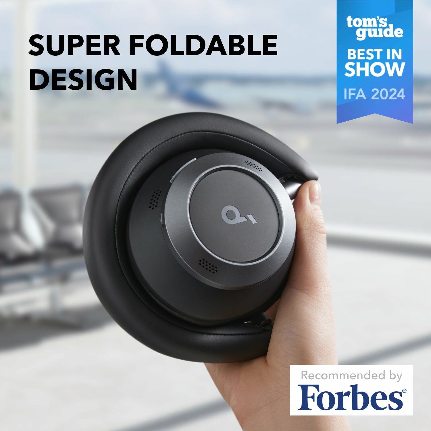 Anker SoundCore Space One Pro 全罩頭戴式降噪耳機 A3062