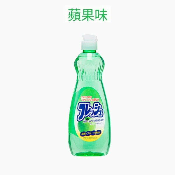 ロケット石鹸--果蔬洗潔精廚房餐具洗滌不傷手【低泡蘋果味 新舊包裝隨機發】600mlx1瓶裝