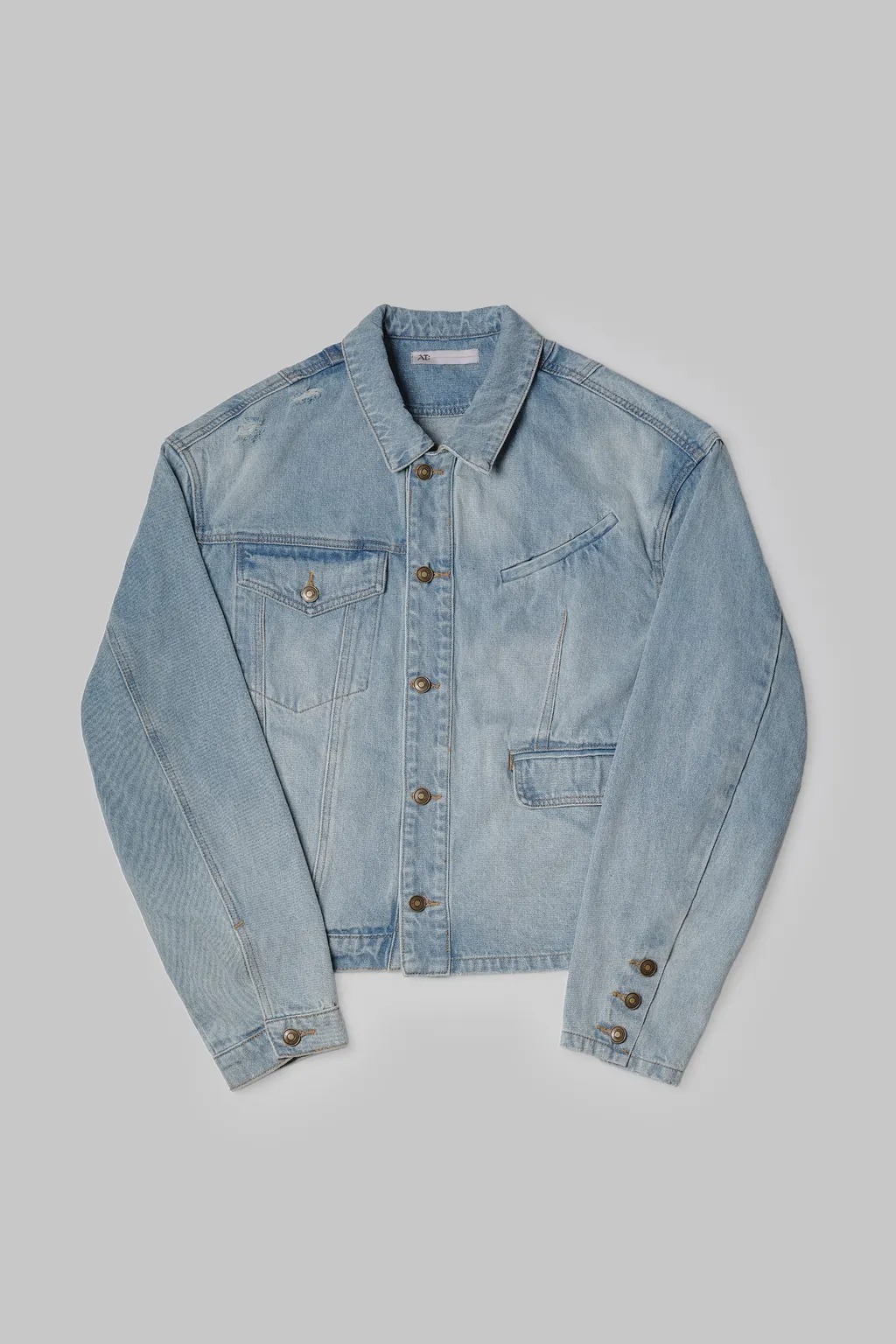 ANONYMOUS 不對稱單寧外套