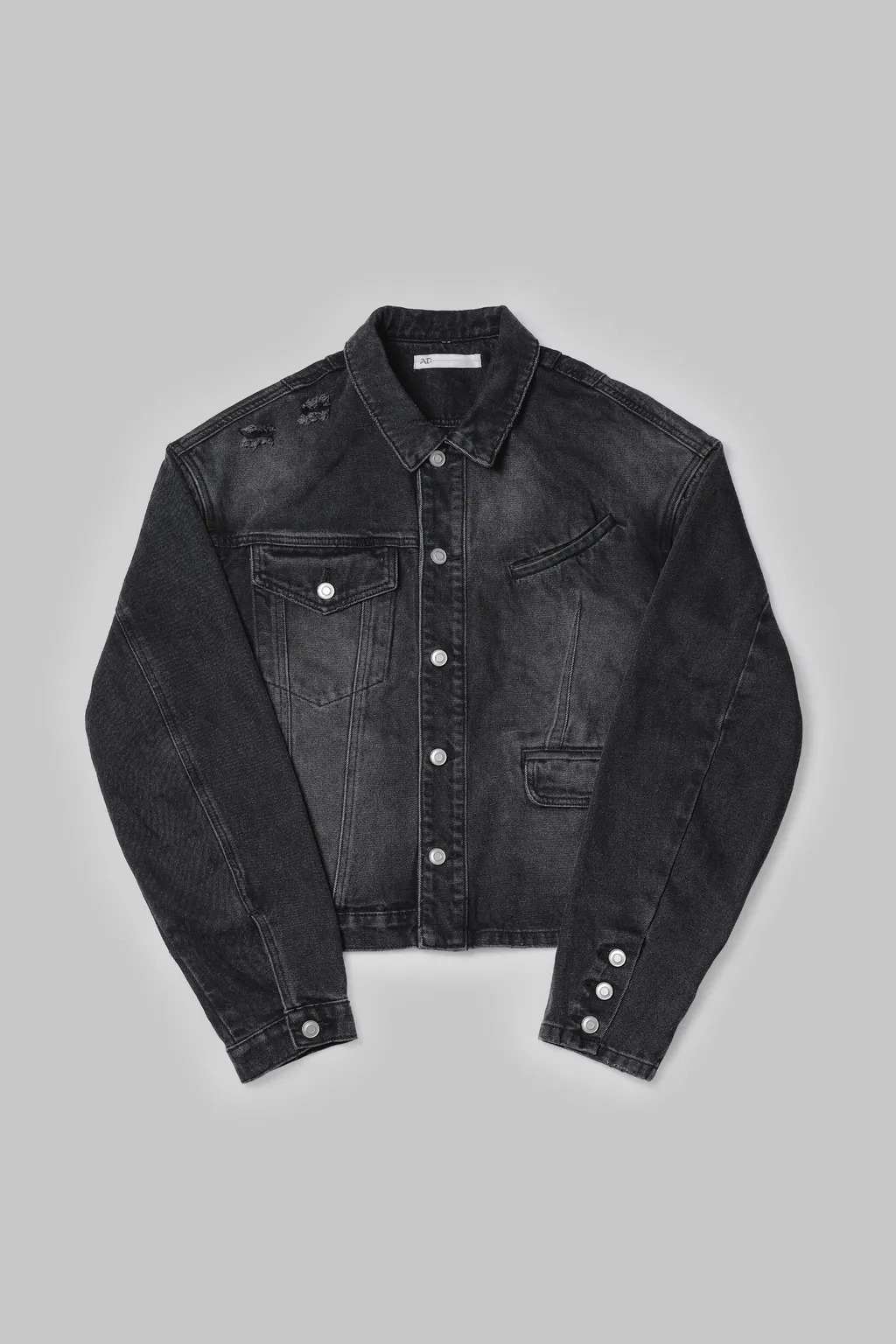 ANONYMOUS 不對稱單寧外套