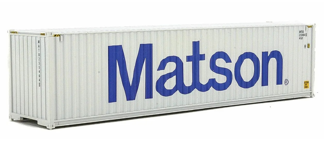Walthers 949-8263 HO規 HC CS Container Matson 40呎 貨櫃