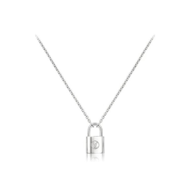 LOUIS VUITTON LV Silver Lockit 純銀吊墜