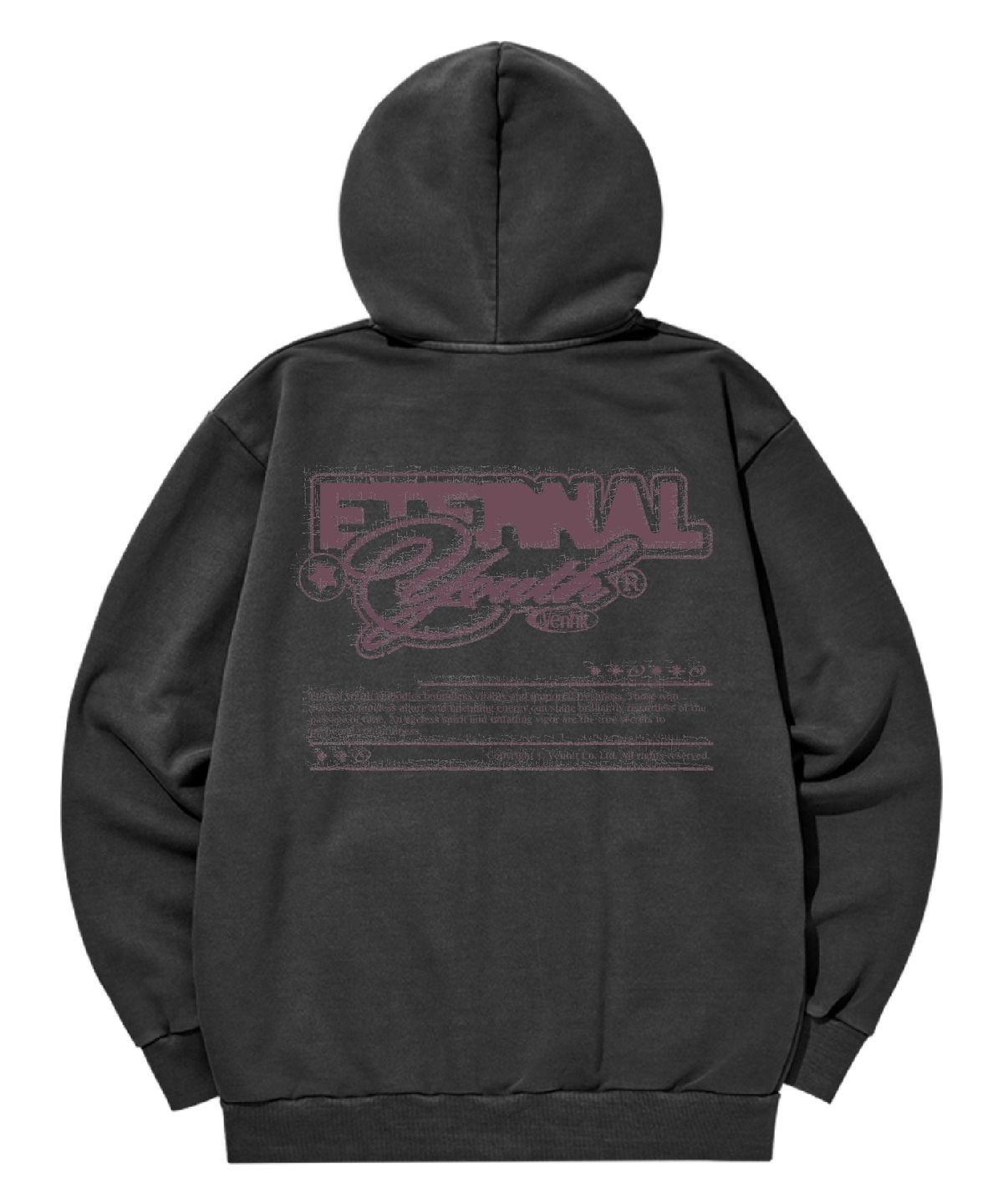 VENHIT) FOCUS PIGMENT HOODIE | 2color