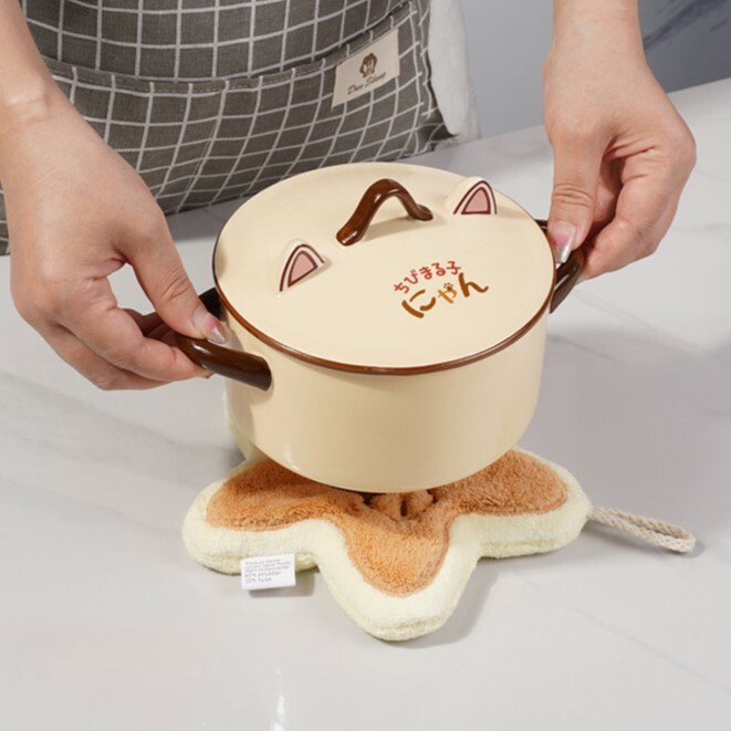 《4926》星星造型卡皮巴拉珊瑚絨擦手巾