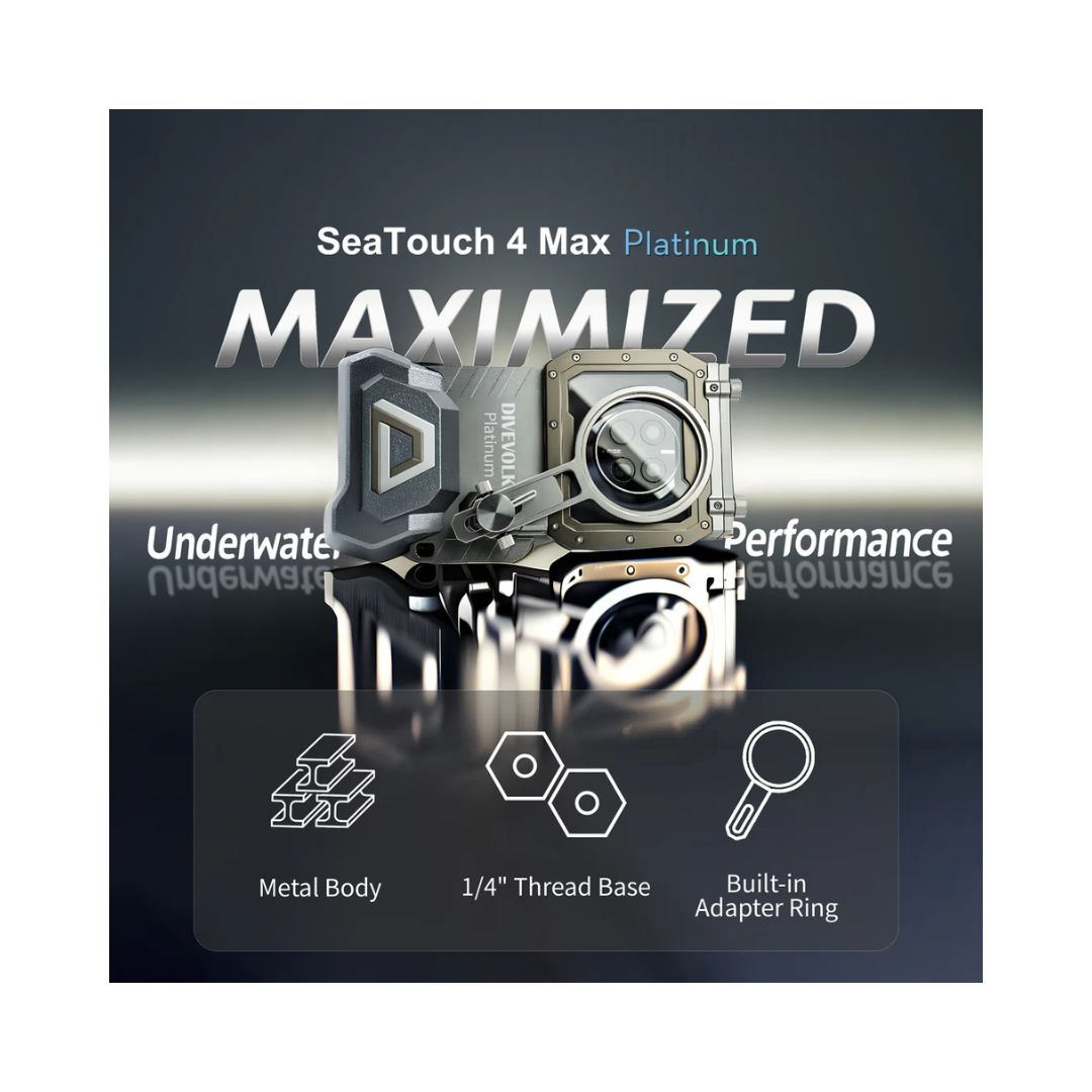 ▲SeaTouch 4 MAX 手機防水殼 (鉑金訂製款)