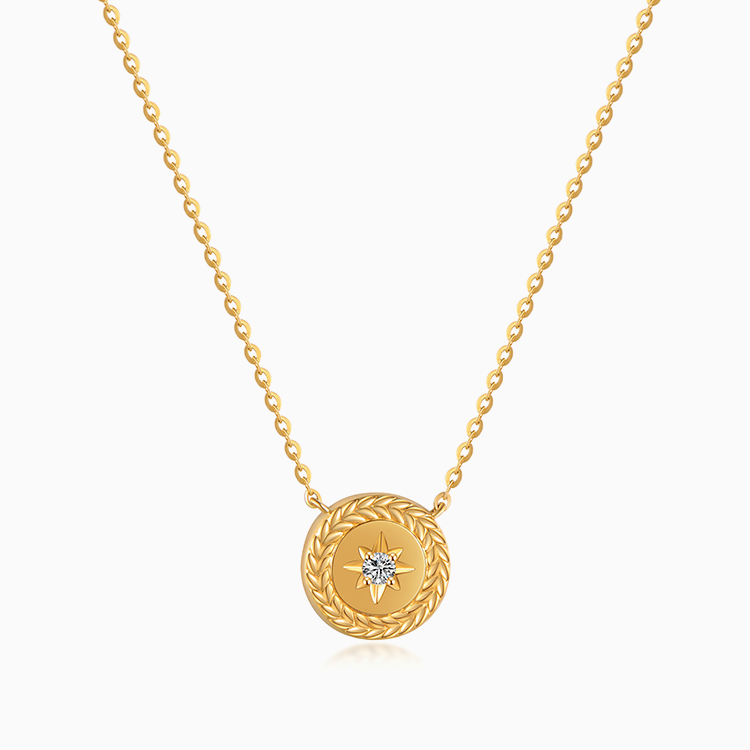 【幸福麥穗】鑽石項鍊