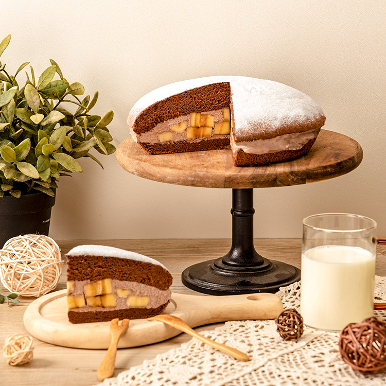 彌月｜典藏。香蕉可可 8吋