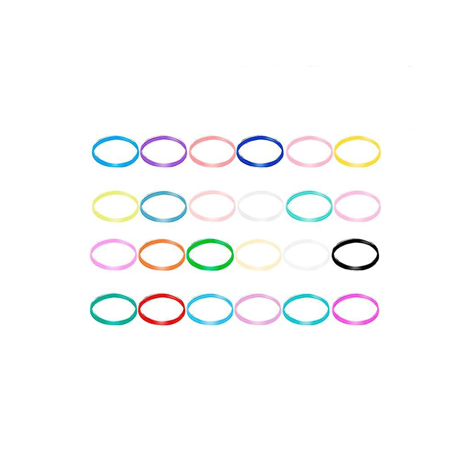 彩色一次性橡皮筋(拋棄式橡皮筋)