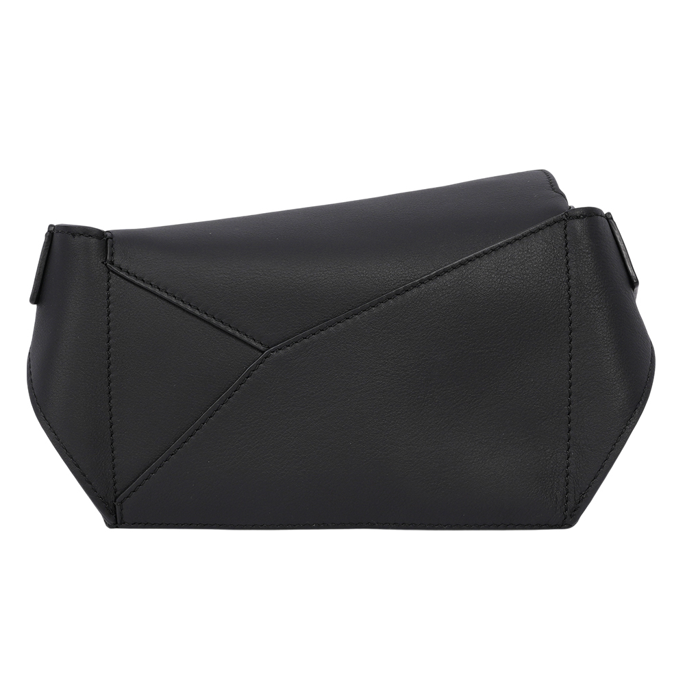 【LOEWE】Puzzle 經典小牛皮迷你腰包(黑色) B510EB1X03 1100