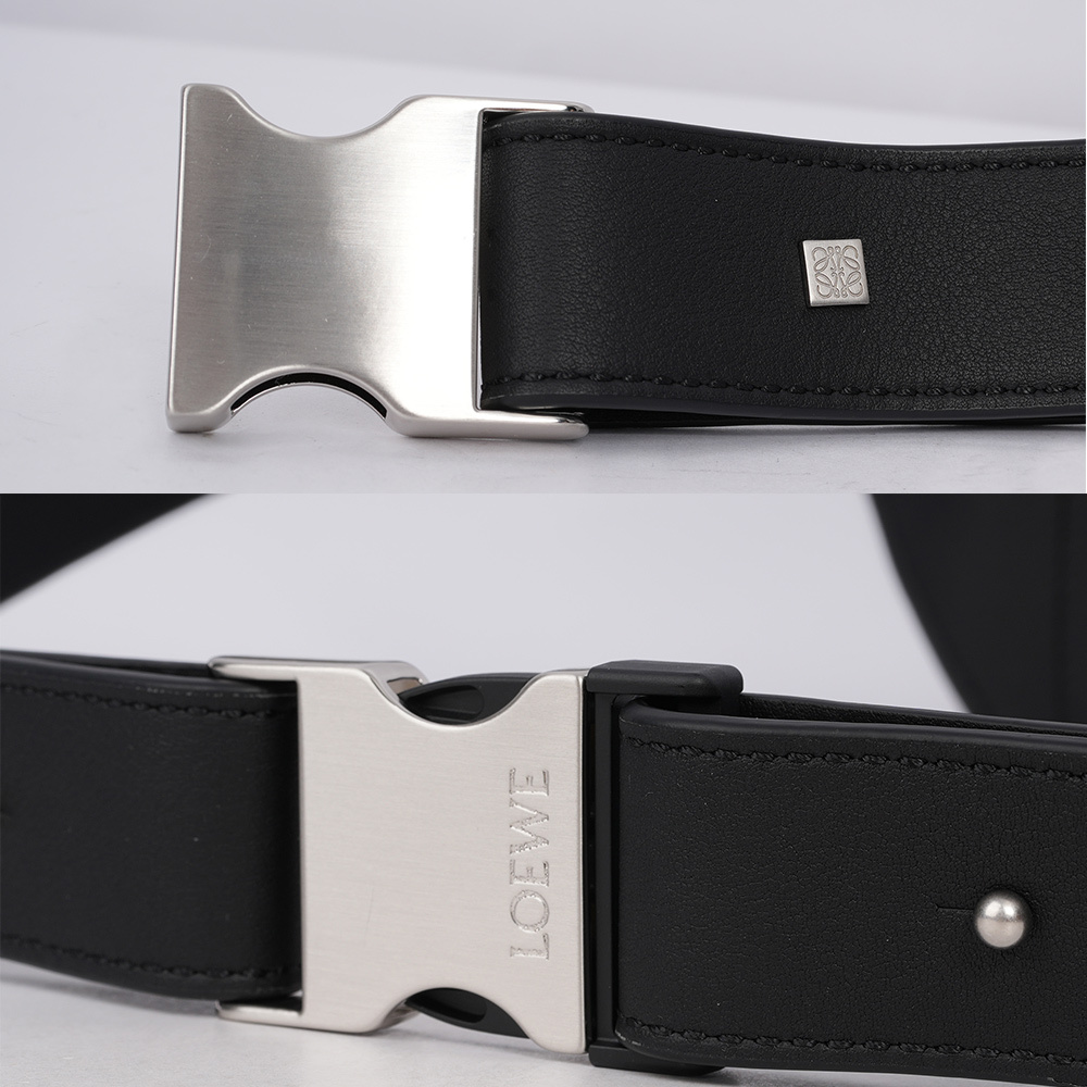 【LOEWE】Puzzle 經典小牛皮迷你腰包(黑色) B510EB1X03 1100