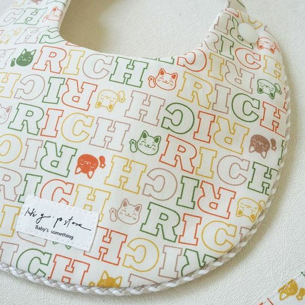 Hi Y.P store-手作圍兜-RICH招財貓