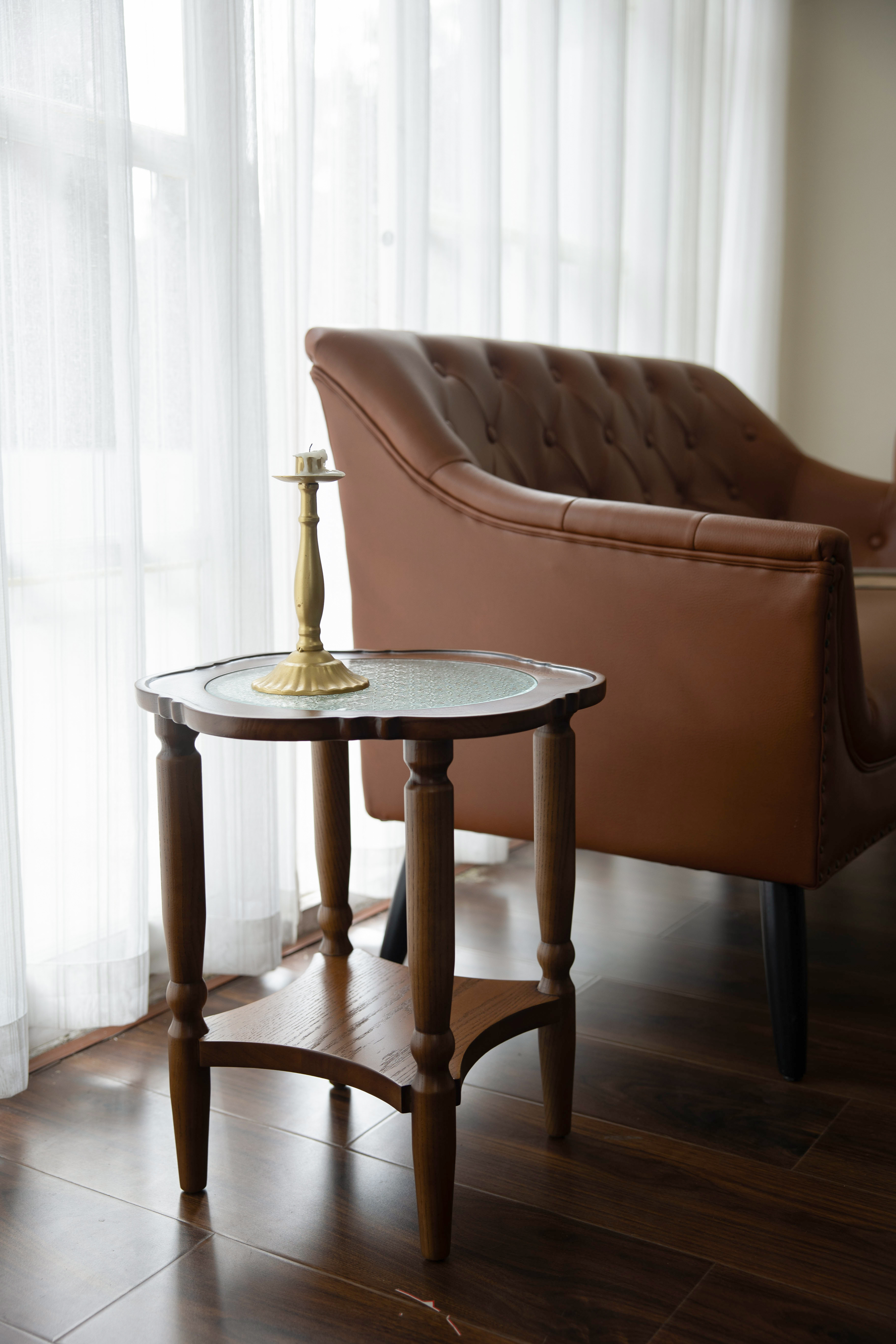 復古玻璃雲朵茶几