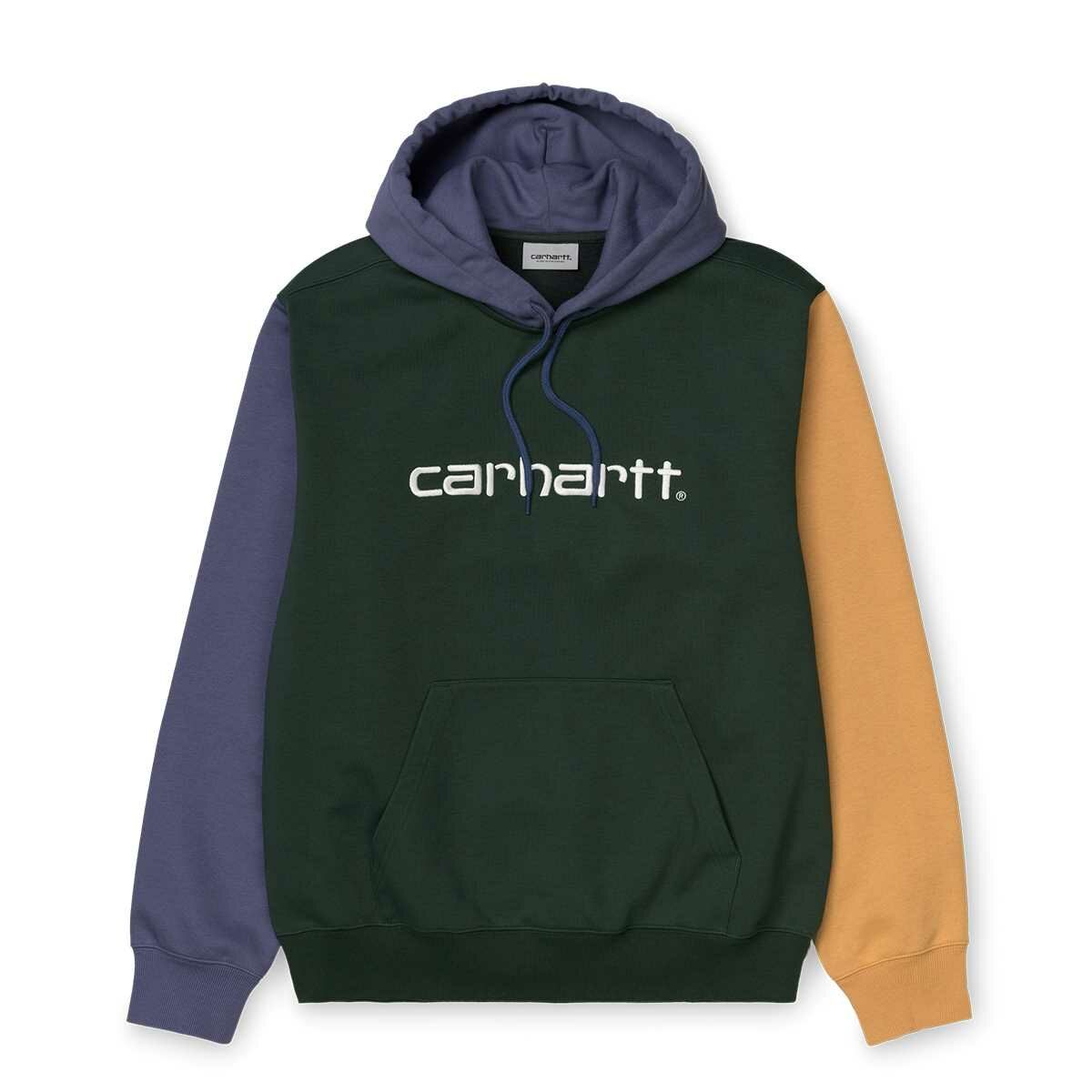 2021SS CARHARTT WIP TRICOL SWEATSHIRT HOODED 帽T 拼接 I028353 現貨