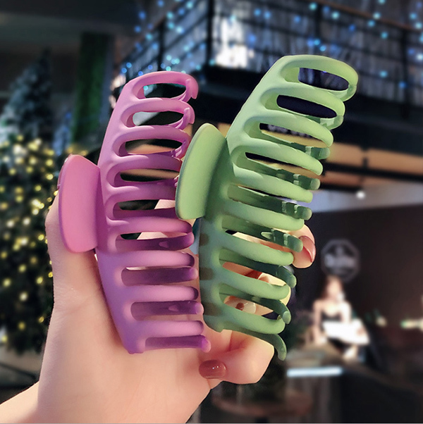 韓國JK 優雅氣質大號抓夾髮夾鯊魚夾子 J0352