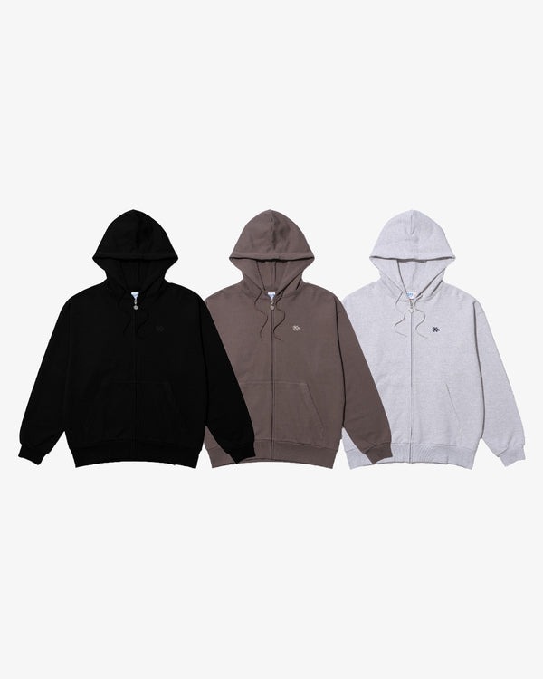 【KEBOZ】EFG GARMENT SWEAT FULL ZIP HOODIE KEBOZ SMALL EFG SWEAT FULL ZIP HOODIE