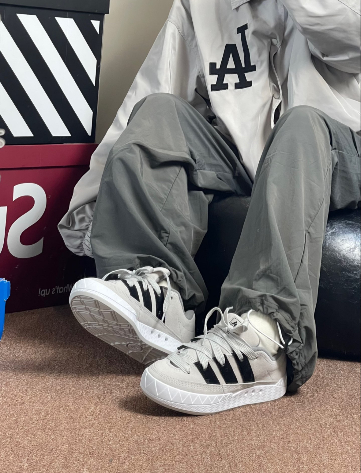 Adidas Originals Adimatic 麵包鞋 米灰色 灰色 麂皮 ID8266/預購